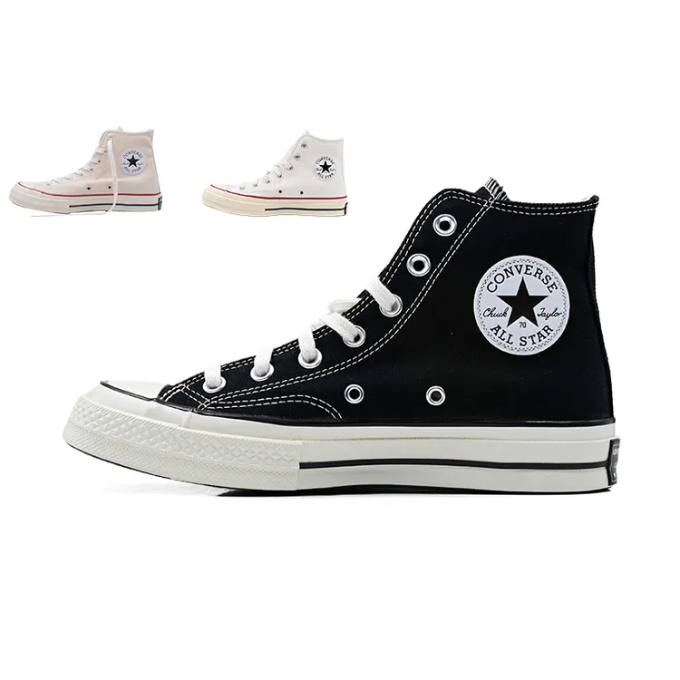 Converse/匡威1970经典款百搭复古潮流情侣高帮休闲帆布鞋162050C