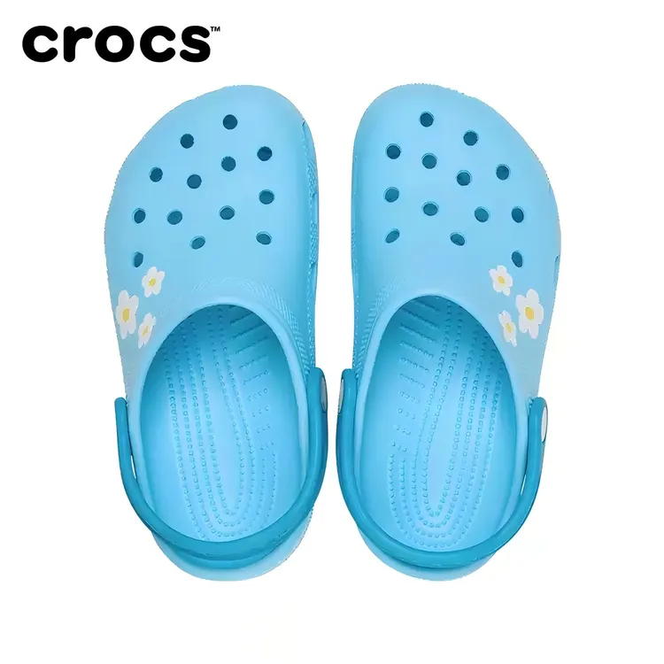 CROCS/卡骆驰【经典雏菊洞洞鞋】多巴胺儿童凉鞋沙滩鞋|211257