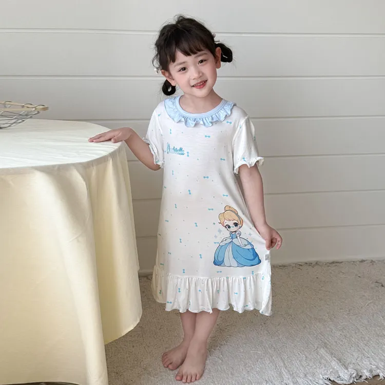 新款女童裙子中大童儿童连衣裙甜美公主儿童裙子夏季女童睡裙a类