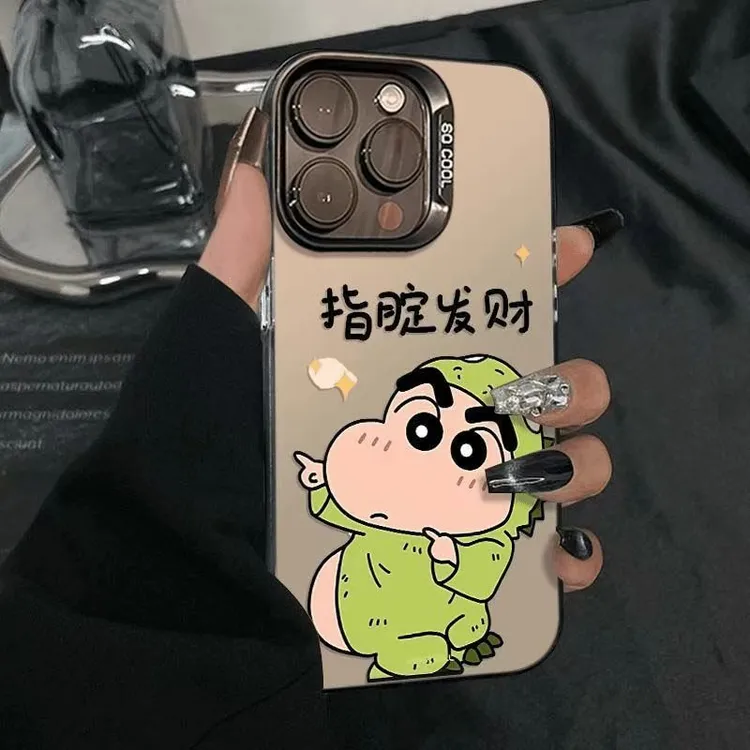 小新指腚发财适用iphone17promax苹果16华为p80小米15oppo手机壳