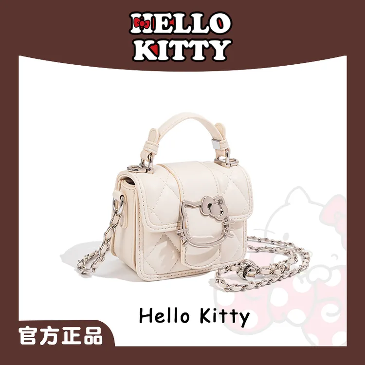 HELLO KITTY/凯蒂猫送女生礼物百搭时尚百搭手提斜挎小方包