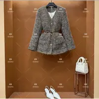 秋冬气质小香风时尚设计师短款羽绒服 QD-2025090