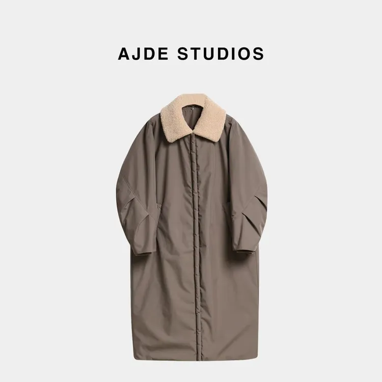 AJDE｜LW羔绒领大被子鹅绒服09