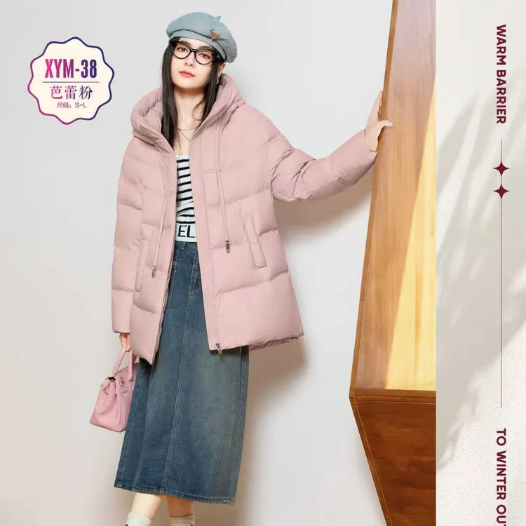 38款青春时尚面包羽绒服九成品壳子半成品壳子