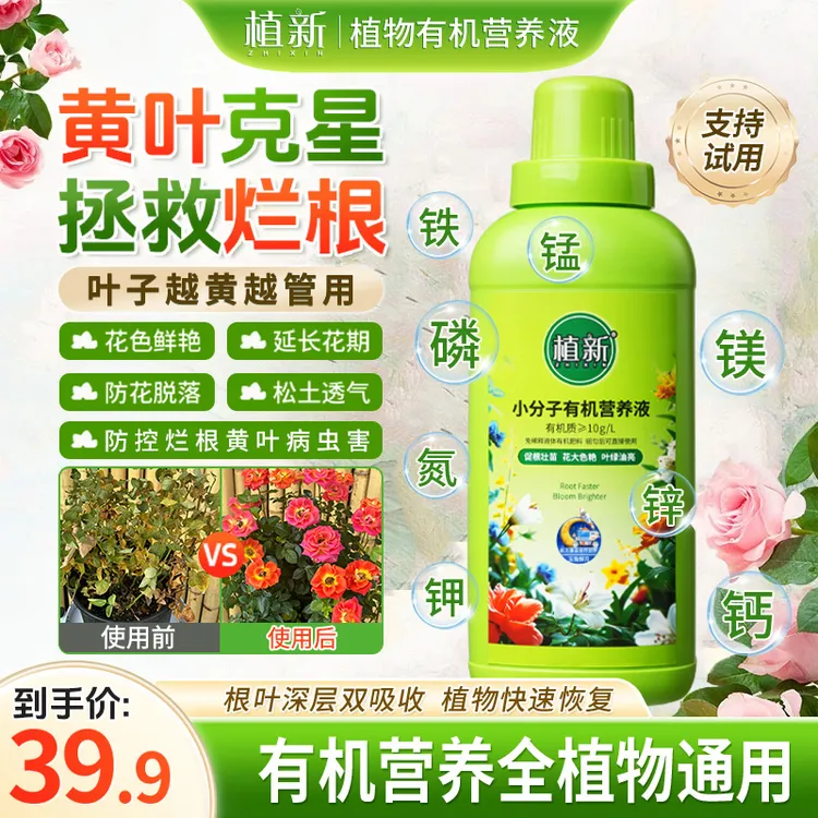 植新小分子有机营养液家庭园艺促进生长温和养护不伤根苗2商品图