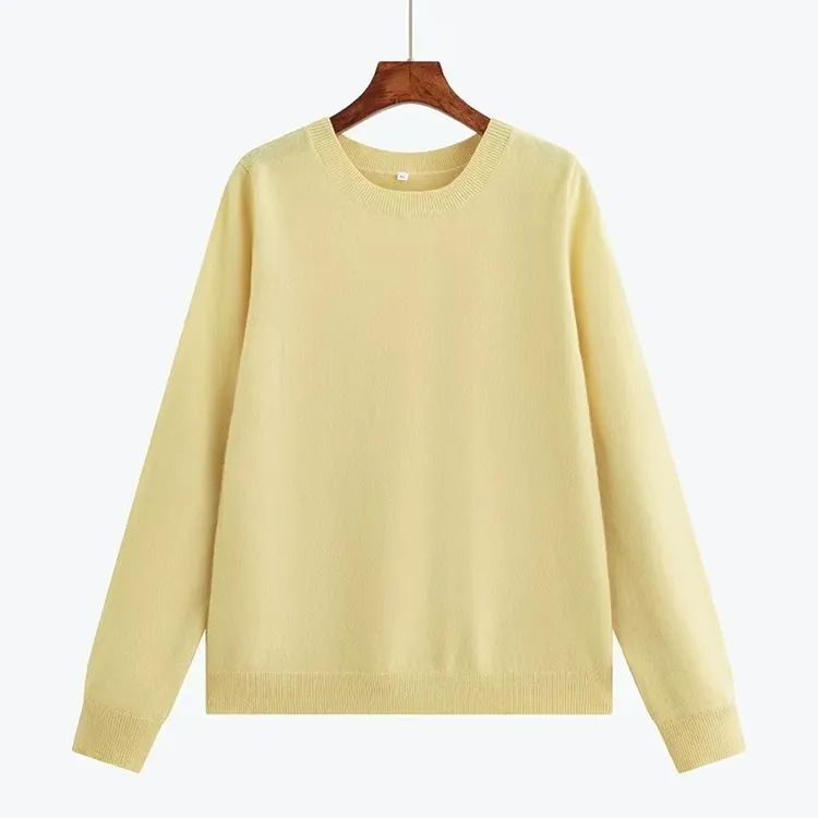 3320大码女装圆领纯色打底衫显瘦遮肉宽松休闲针织衫上衣