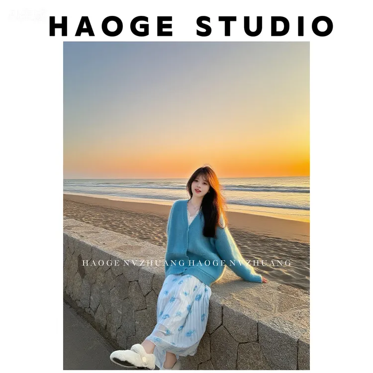浩哥严选●软绵女友HGQ5MY4309A兔毛混纺毛衣预