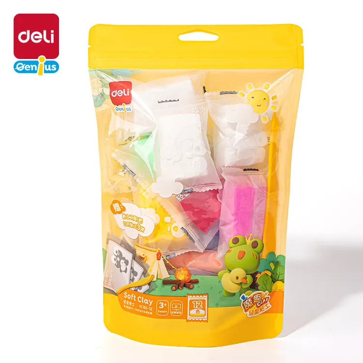 Deli/得力YC185-36创意手工彩泥粘土小学生手工DIY彩泥橡皮泥玩具