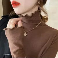 HJ家得送木耳边德容打底衫9135