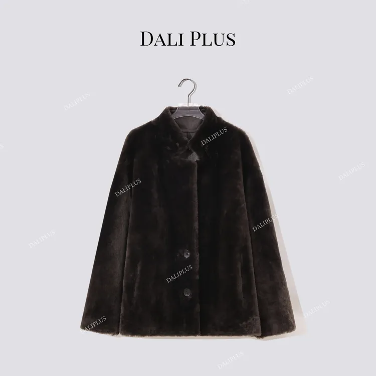 DALI PLUS“西班牙进口皮毛一体”皮毛一体外套皮草-D5CH5508