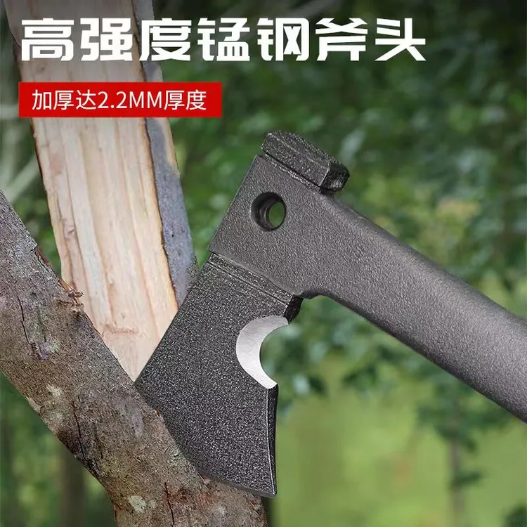 斧子多功能户外斧头野外生存战术斧装备可开山伐木砍柴实用工具