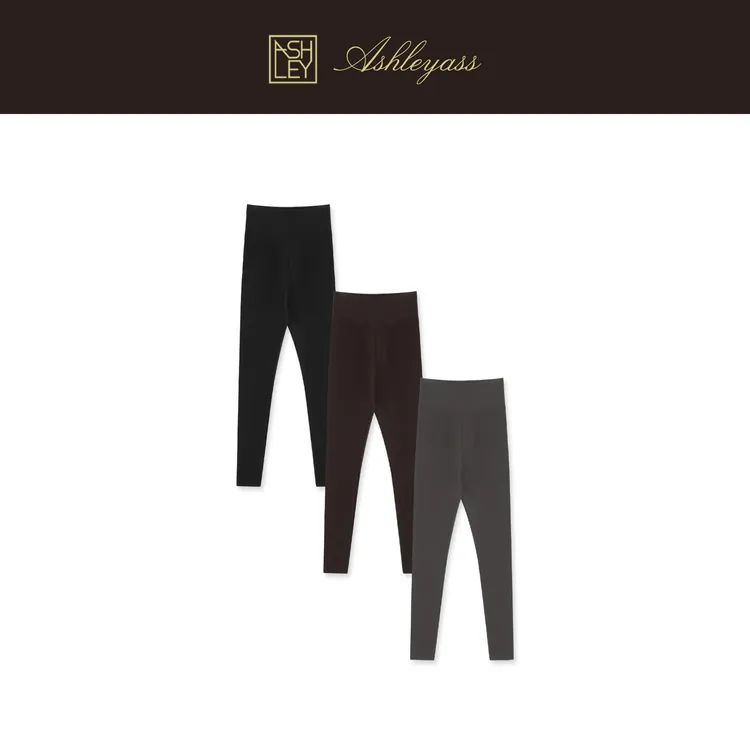 【ASHLEYASS】“鱼子酱（打底裤）”舒适内里保暖3色打底裤LSK251377S