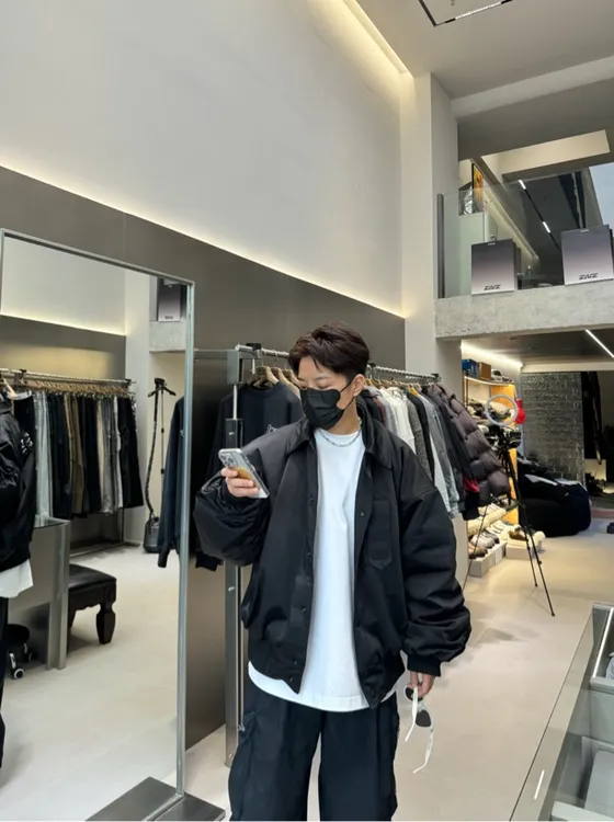 【ZNZ】2024新款棒球棉服男