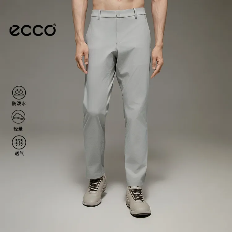 ECCO爱步【男款高尔夫休闲裤】舒适透气防泼水梭织裤EG253P010M