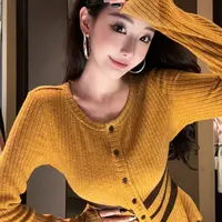 利达 NEW DADADA【悠然】时尚休闲修身气质上衣CUZ1661