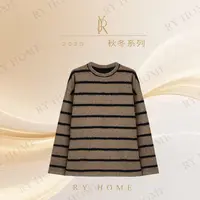 【容雨RYHOME】慵懒风高级感撞色条纹毛衣253M3304