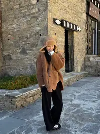 ERSAN尼龙拉链卫裤1095