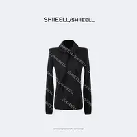 SHIIEELL【 漫游巴黎】高智风绵羊毛软糯围巾针织毛衫Z7320