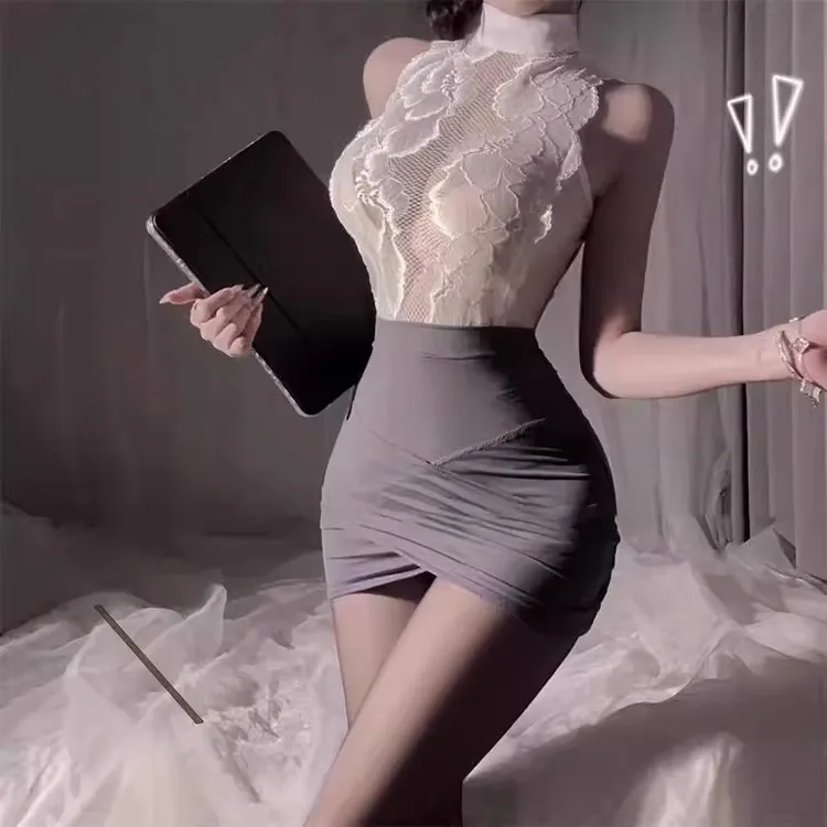 新款空姐性感秘书制服内衣包臀裙职业套装诱惑睡衣女