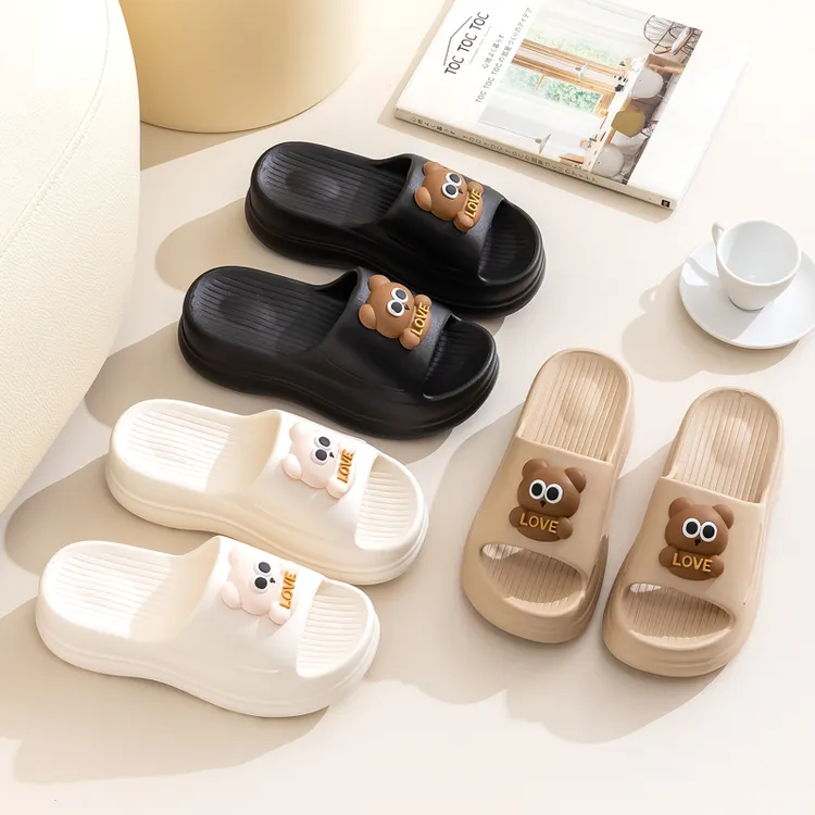 防滑一字拖踩屎感外穿网红厚底拖鞋ins厚底时尚欧若智女款软底