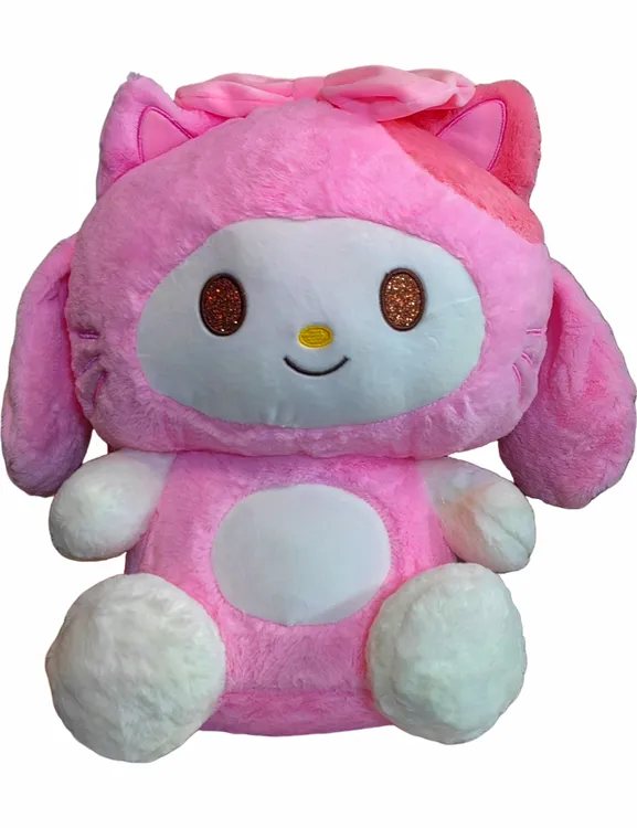 变身可爱猫咪公仔毛绒玩具女生中号抱枕布娃娃