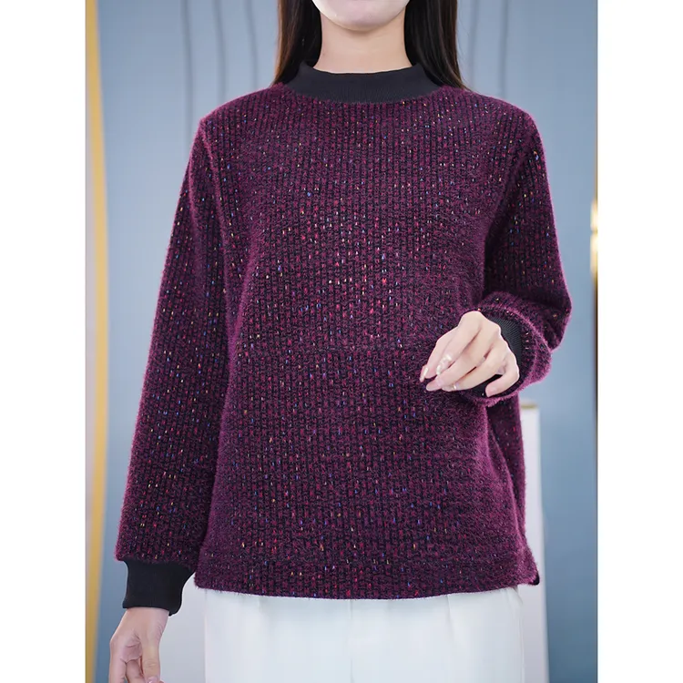 洋气质百搭显瘦毛衣独特漂亮上衣上档次时尚衣服胖mm大码减龄女装