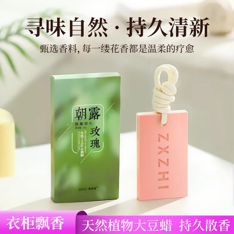 清新淡雅持久留香家居衣橱香薰蜡片香薰挂件装饰车载香薰JST382