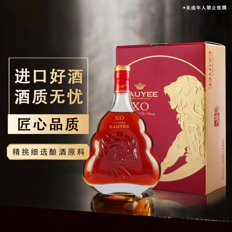 进口白兰地XO礼盒装高端洋酒500ml*2