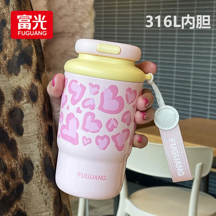 富光保温杯网红爆款新款杯子便携咖啡杯学生上学水杯闺蜜生日送礼