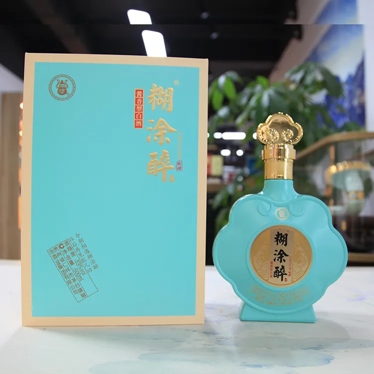 糊涂醉微醺53度酱香白酒500ml53%Vol