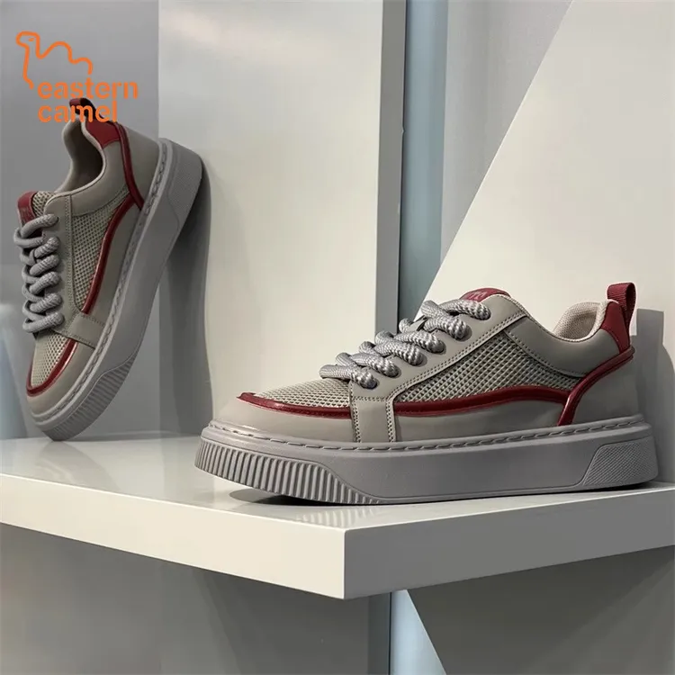 东方骆驼夏季男鞋网面透气时尚休闲板鞋轻便舒适潮流百搭运动潮鞋