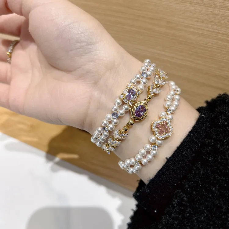 原创设计小众锆石手链轻奢