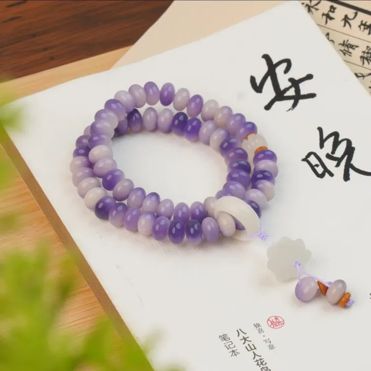 S046精品手串（无礼盒 ）紫菩提双圈