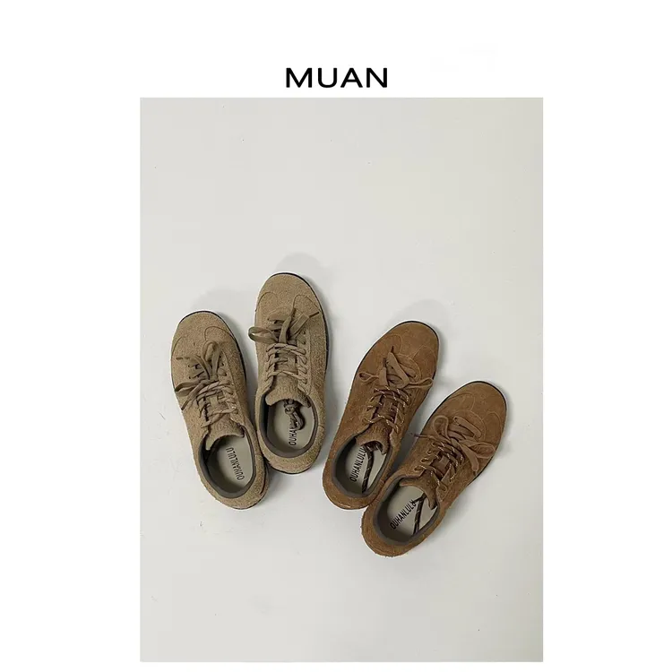 木岸MUAN:《西部德训鞋》定制高级西部简约百搭运动鞋LL-868-187
