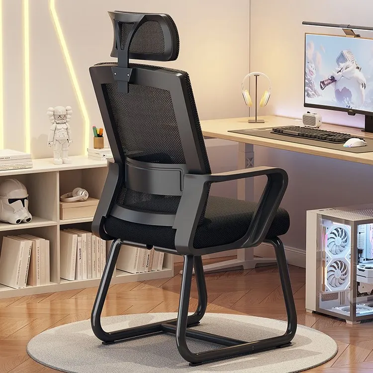 简约人体工学可躺网布椅电脑椅宿舍家用办公室旋转升降职员会议椅