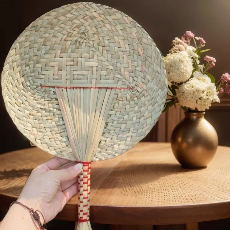 大蒲扇纯手工蒲草编织家用老式手编扇芭蕉扇夏天纳凉棕叶扇子
