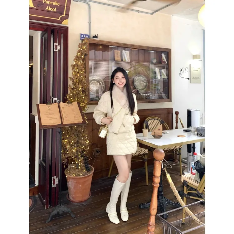 超级好看新中式小香风千金贵气套装女秋冬装炸街整套新款时尚显瘦