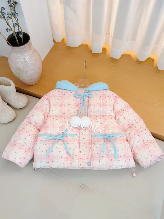 OAOH冬季女中大童棉服儿童卡通可爱棉袄夹棉棉衣W1C8850-1