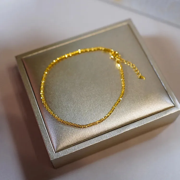 铜合金手链 铜合金波光粼粼2025春季爆款低价福利品手链小众简约