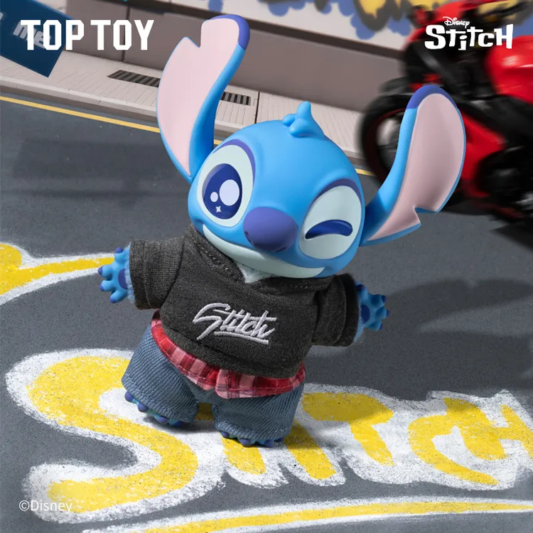 【送礼好物】TOPTOY迪士尼史迪奇换装秀搪胶手办毛绒盲盒正版送礼物