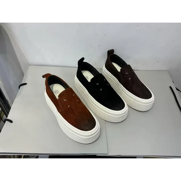 【聚新汇】8898-31个性厚底板鞋一脚蹬百搭时尚半拖春季夏季真皮