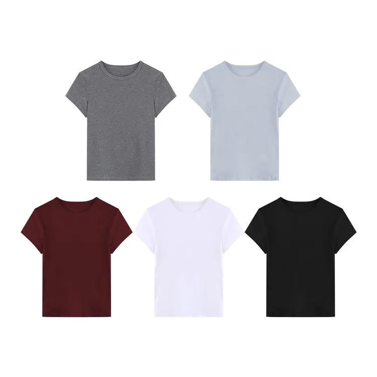 ⌜显瘦小飞袖⌟ 撸领立体设计弹力高品质修身显瘦有气质飞袖T恤