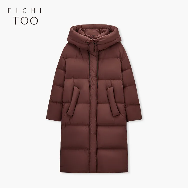 T爱居兔冬季保暖舒适连帽羽绒服EWRAJ4P088A