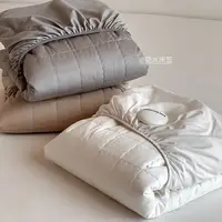 全棉床垫保护罩四季通用衔缝床笠防水防滑隔脏隔尿加厚简约
