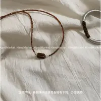 吊坠925银 JIUJIU【美拉德】时尚百搭简约焦糖项链装饰品