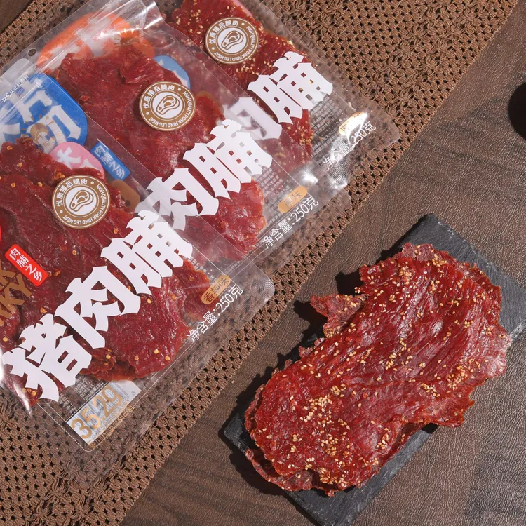 向阳特级大片原切猪肉脯靖江特产高蛋白休闲小零食