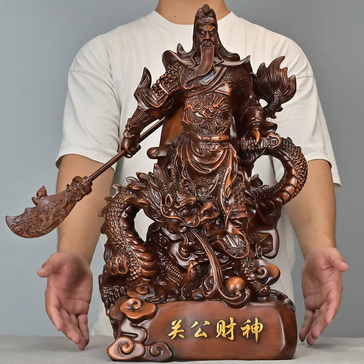 顺丰包邮关公像大摆件办公室家用武财神关二爷关羽财神摆件摆礼品