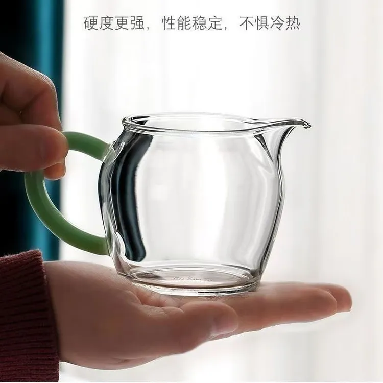 【一人专用】小玲珑公道杯高硼硅耐热玻璃高档茶具分茶器茶海小容量