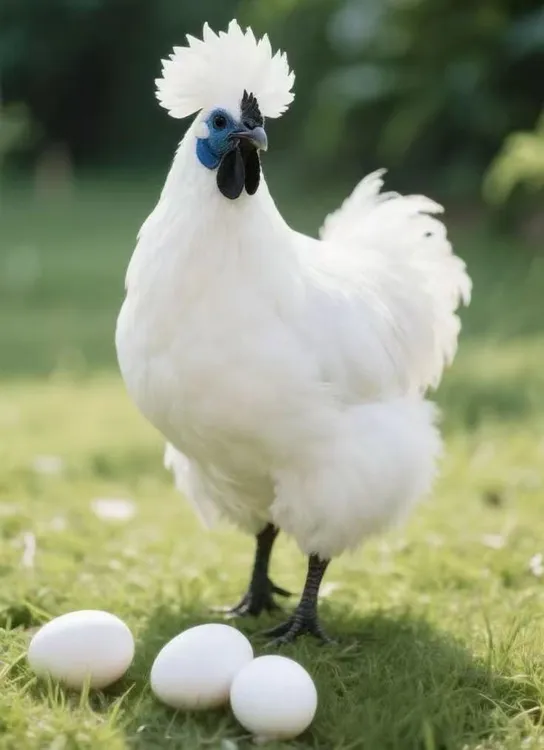 年货40枚现捡散养白凤乌鸡蛋新鲜美味谷物喂养营养适合老人小孩