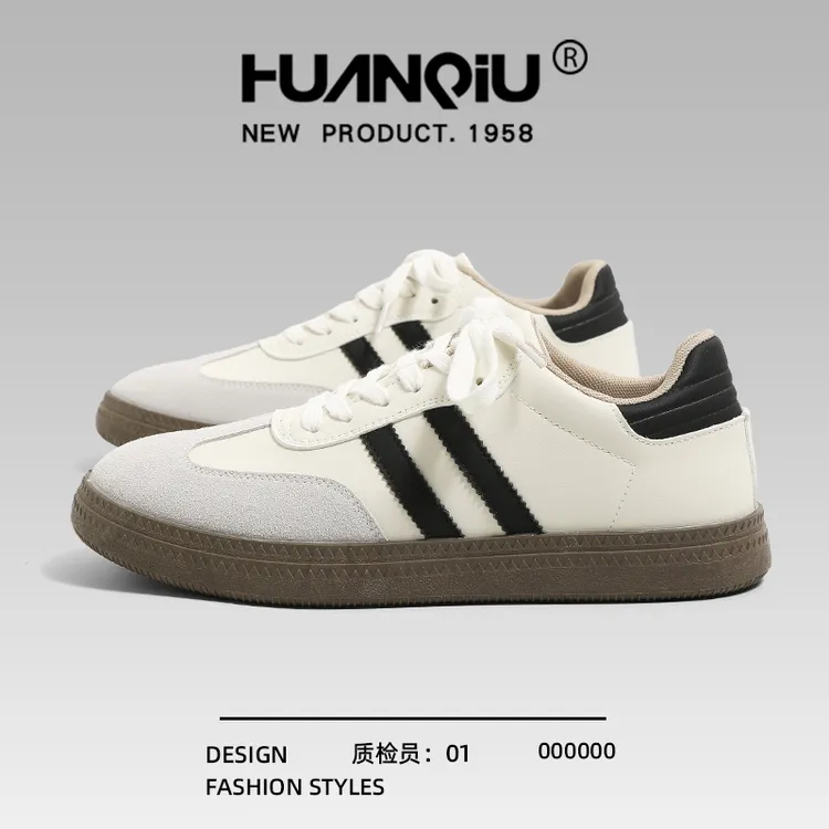 双十11好物环球复古德训鞋男款2025秋冬新款痞帅百搭休闲运动板鞋